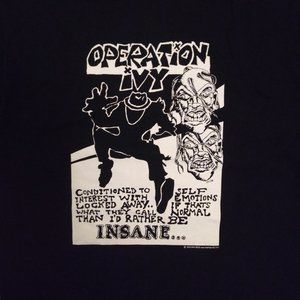 Operation Ivy Ska Vintage T-Shirt (Size Medium) NEW Punk Rock